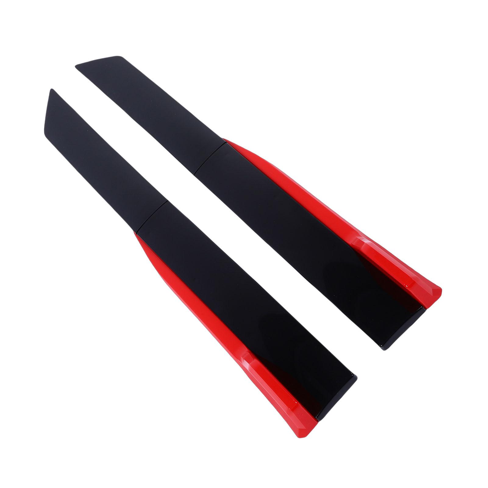 Side Skirts Rocker Panel 105cm   Stylish ABS   Side Skirts Extension Splitter Lip
