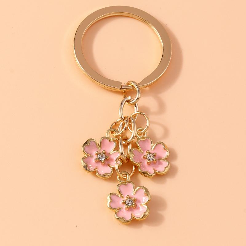 Niedlicher Emaille Sonnenblumen Schlüsselanhänger Frauen Mädchen Blume Schlüsselanhänger Anhänger für Handtaschen Deko DIY Handgefertigter Schmuck Geschenke