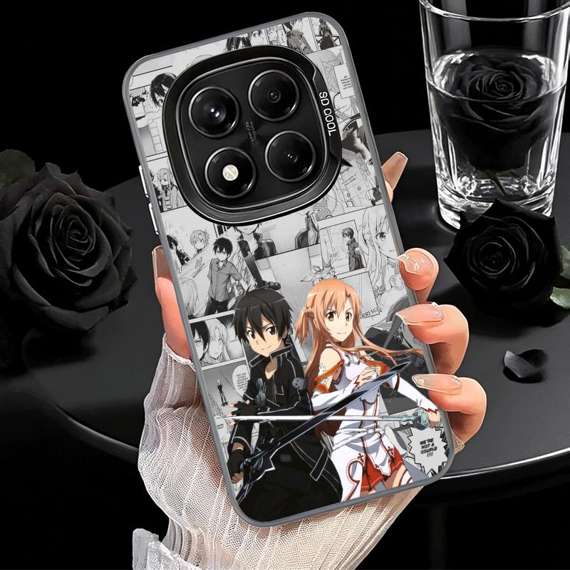 Sword Art Online Anime Soft Phone Case for Xiaomi Redmi Note 13 14 15 Pro Plus 12S 12 11S 11 11T 10S 10 Shockproof Cover Back Sh