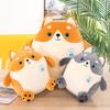 Latest Lovely Soft Dog Plush Pillow Doll Stuffed Pet Doll Animal Husky Toy Infant Sleep Pillow Accompany Gift Idea ideal for Girlfriend Boy Kid