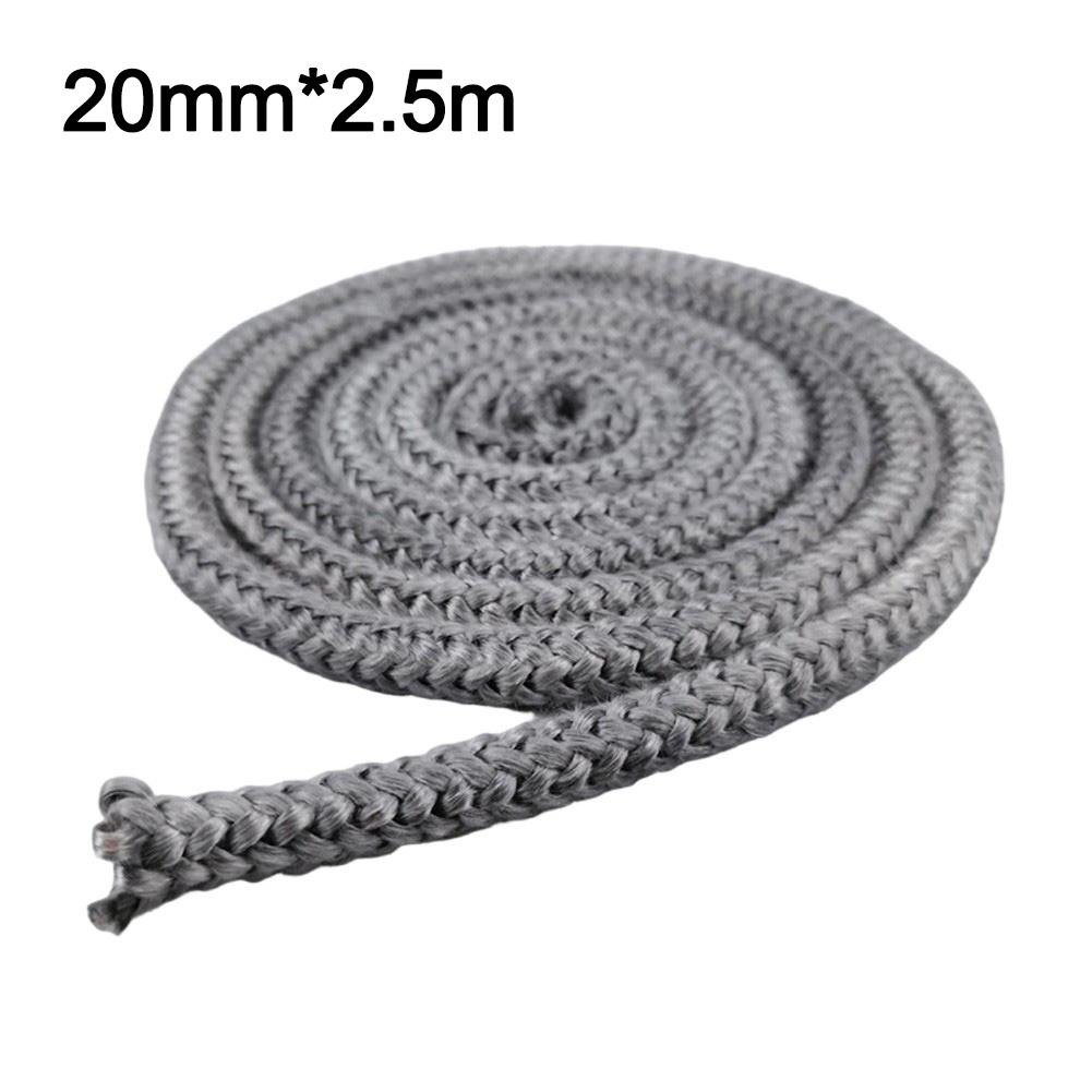 Heat Resistant Fiberglass Sealing Rope for Wood Stoves Fireplaces and Boilers Enhances Heating Efficiency and Safety