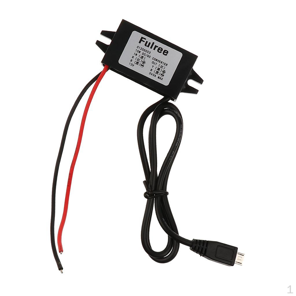 

DC Converter 2V-5V Micro USB Output Power Adapter 3A 15W