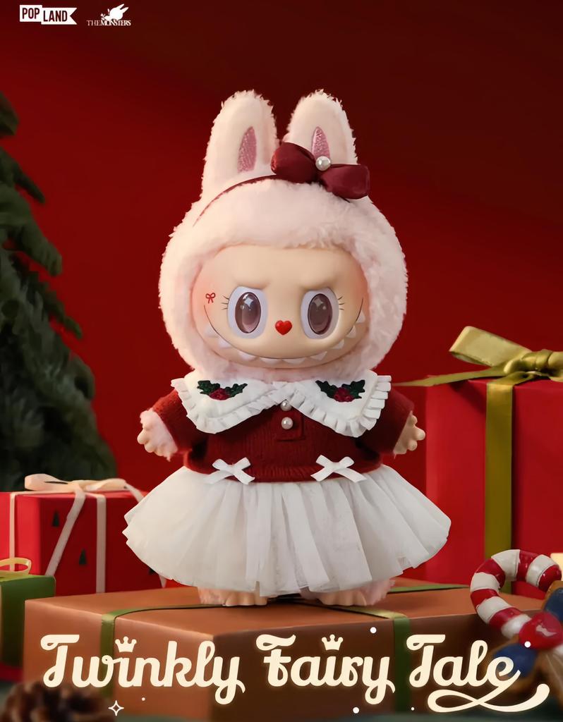 POP MART LABUBU Twinkle Fairy Tale Series – MOKOKO Christmas Vinyl Plush Figure – 18cm Designer Toy
