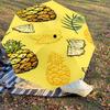 1pc Pineapple Fruit Automatic Open/Close Umbrella Compact Folding Umbrella with 8-Rib Shaft for Women/Men, Elegant Birthday1139S