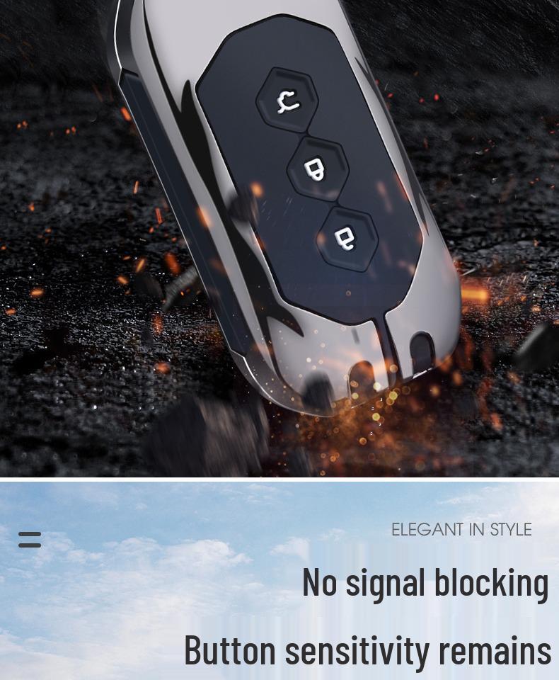 Wuling Capgemini 2020 Key Cover: Smart Remote Metal Case & Buckle
