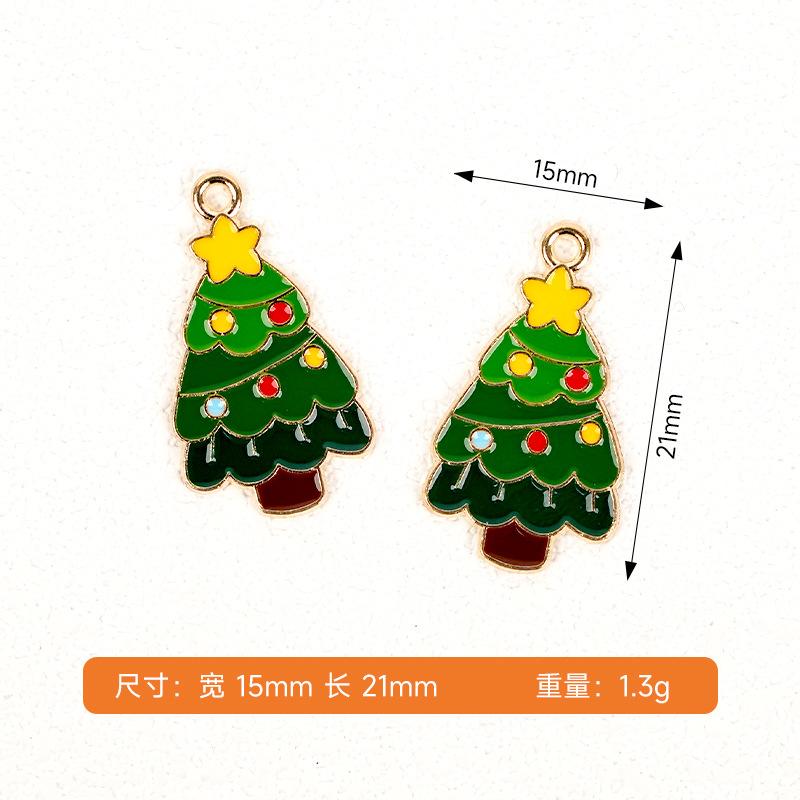 DIY jewelry accessories Christmas alloy accessories Alloy elk decoration American pendant Creative oil drop pendant