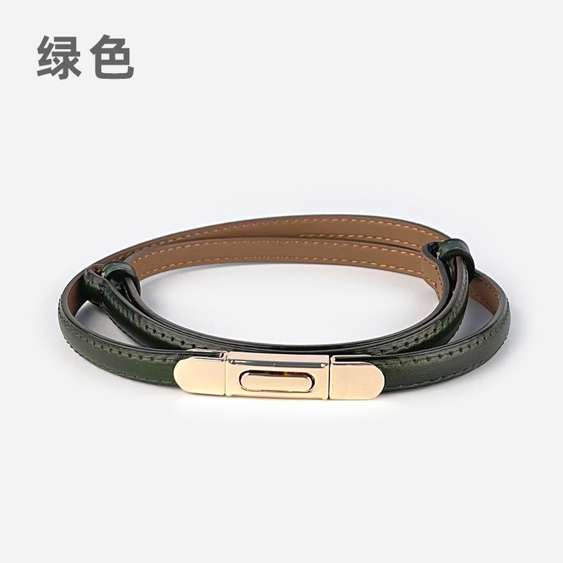 

2024 Four Seasons Доступен Новый Тонкий Ремень Кожаный Женский Ремень Женский Ремень Вид Тонкий Костюм Платье Универсальный 60-90CM