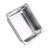 Stainless Steel Rectangular Covered Small Seasoning Box Food Container Thermal Restaurant Kitchen Cooking Utensils Dish Pot