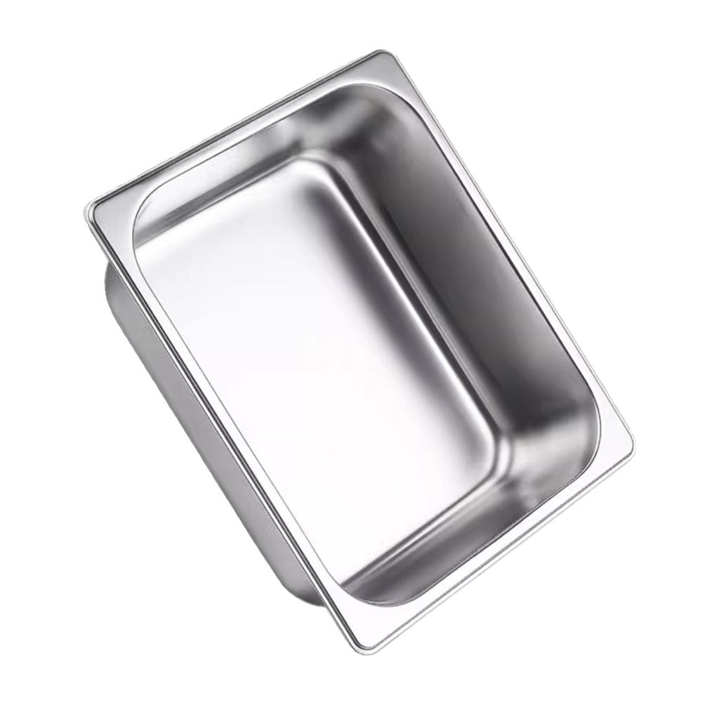 Stainless Steel Rectangular Covered Small Seasoning Box Food Container Thermal Restaurant Kitchen Cooking Utensils Dish Pot