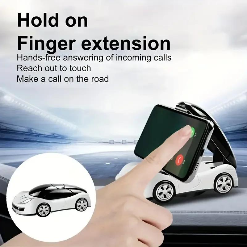 360° Rotatable Car Model Phone Stand - Foldable Dashboard Mount for Cars & Phones