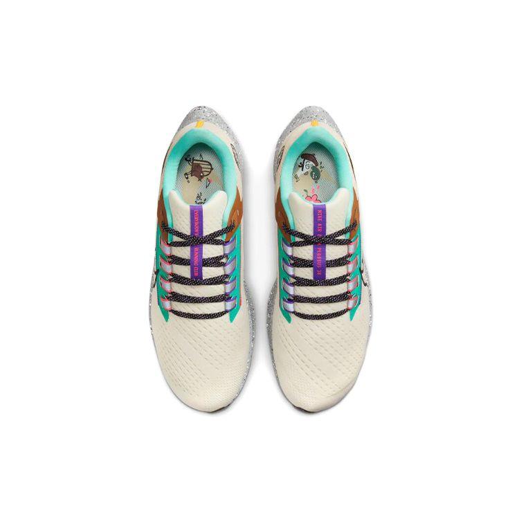Nike Air Zoom Pegasus 38 Running Club - Sail Unisex Sneakers Brown Light-Smoke-Grey Rattan DO2337-100