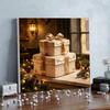 DlY Mini Framed Pearl Painting Kit Beads Christmas Gift Box Canvas Home Decor Painting