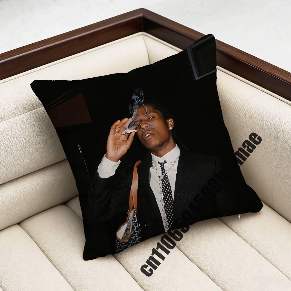For A-A$Ap Rocky Dont Be Dumb A-Asap Throw Pillow Case Sham 45X45Cm 40X40Cm Square Car Pillowcase Pad Cushion Cover
