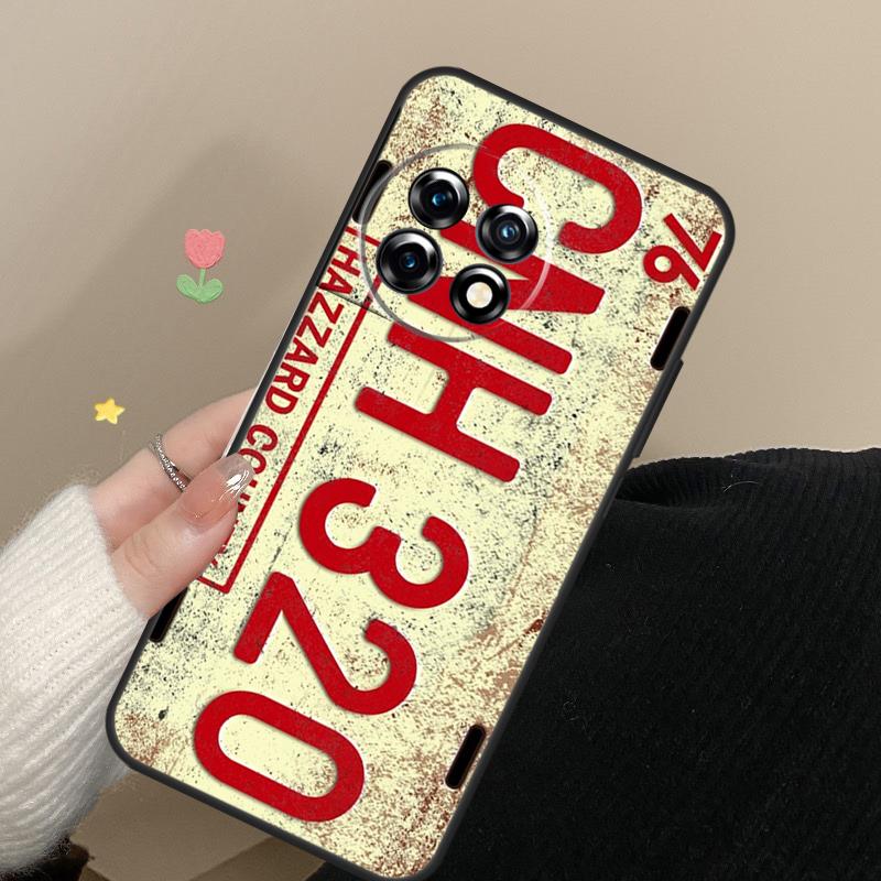Number License New York Plate Cover For OnePlus 12 13 11 12R 13R 9 10 Pro 8T 9RT 10T 10R Nord 4 CE 2 3 Lite N30 N20 Case
