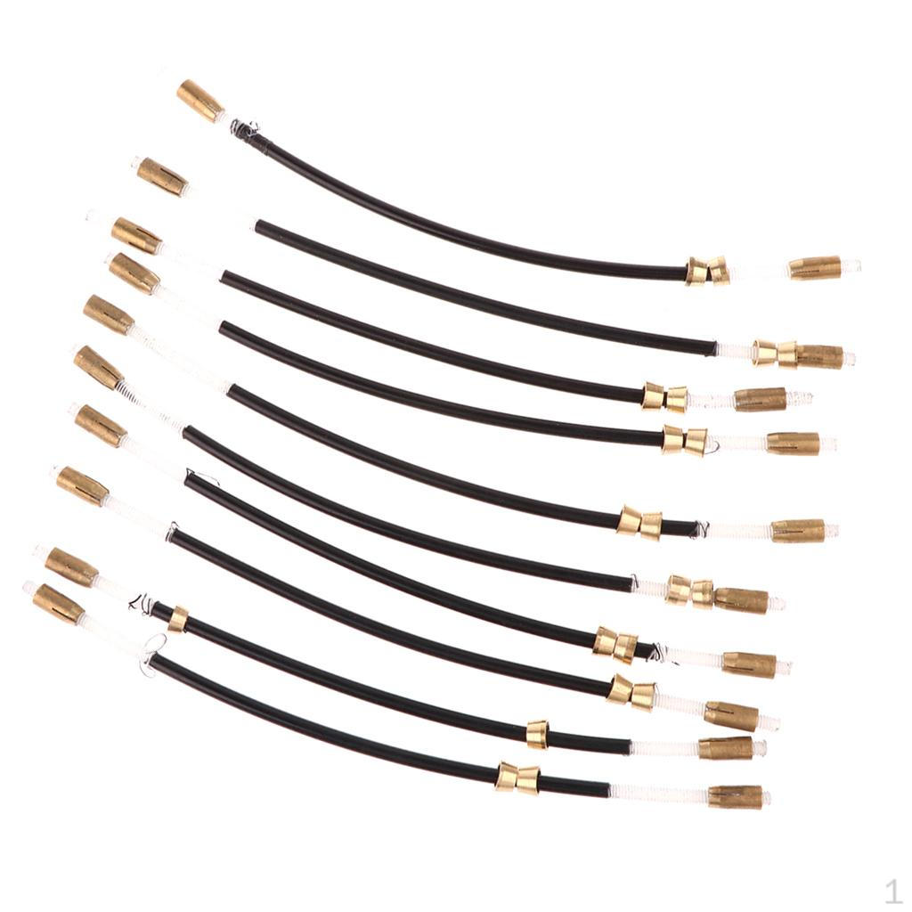 10 Pcs Nilon Violin Strings Tail Parts 1-2