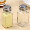 Glass Spice Bottles for Kitchen & Restaurant - Pepper, Sea Salt, and Seasonings