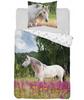 Fluorescent cotton bedding 140x200cm HORSE