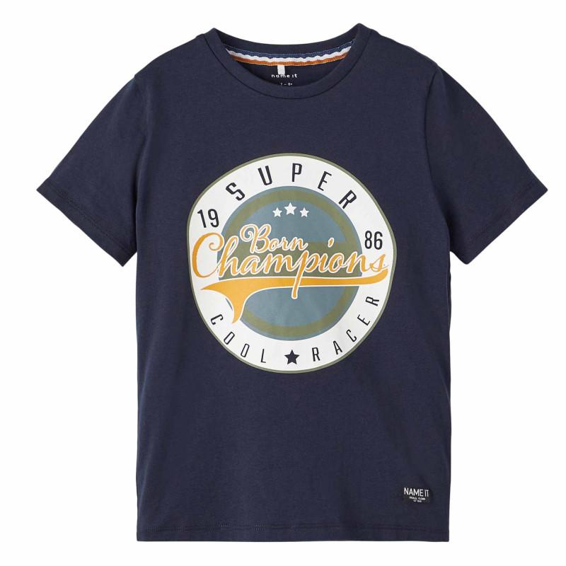 

Хлопковая футболка с короткими рукавами Child s Born Champions NAME IT