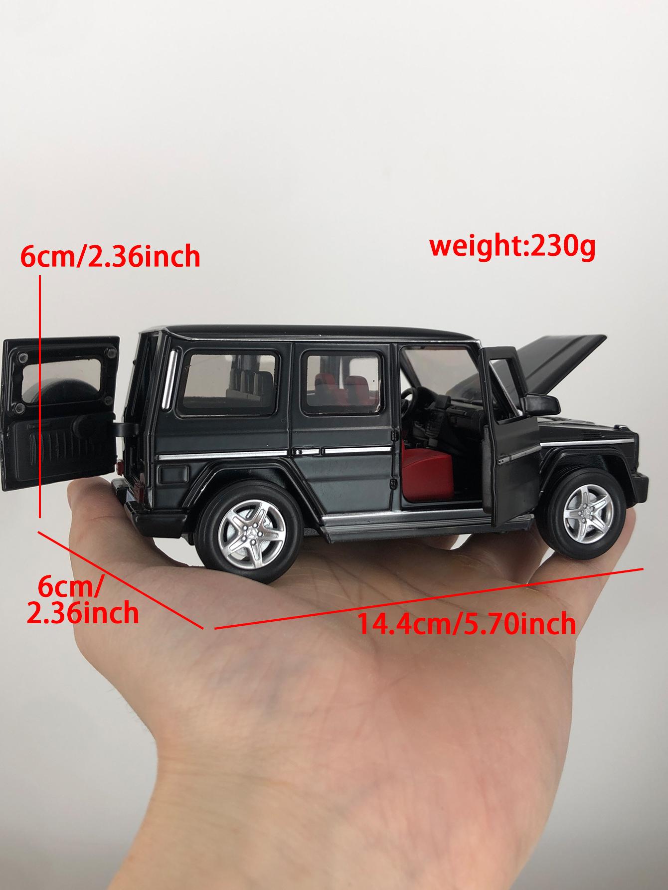 

CCA 1:32 Mercedes-Benz G350d model car, zinc alloy metal ornament, collectible gift car чорний