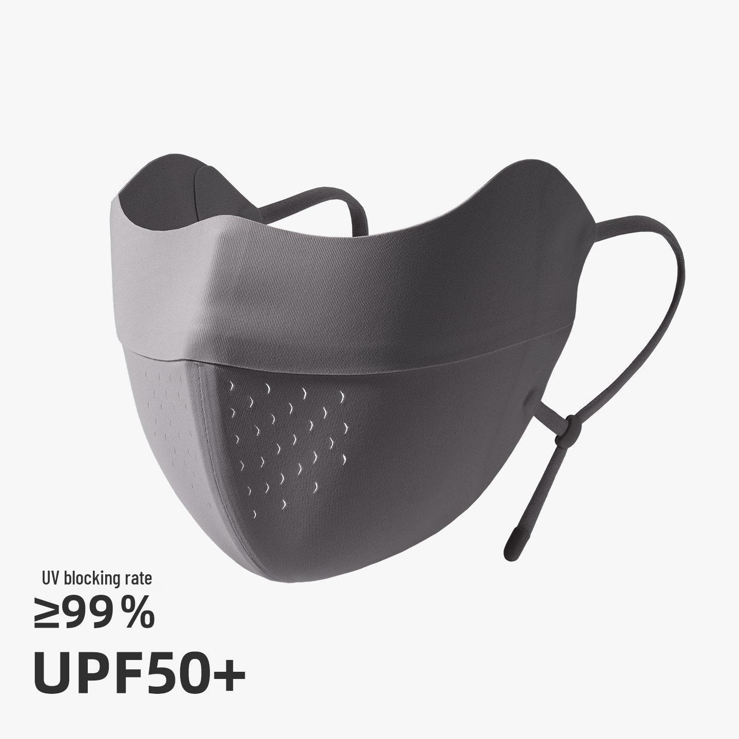Ice Silk UV Protection Face Mask for Women - Breathable, Lightweight, Full Face Coverage for Summer Cycling