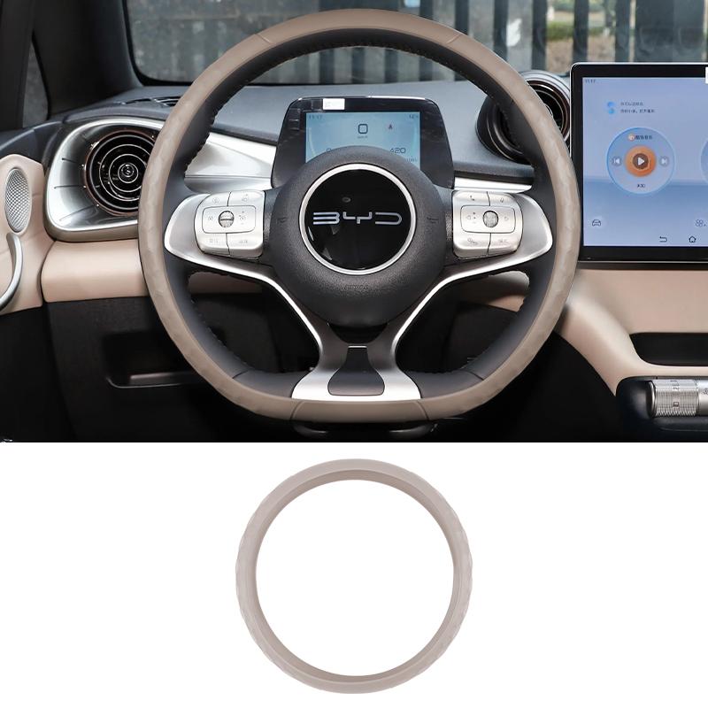 For Byd Dolphin Surf Dolphin Mini Silicone Non Slip Steering Wheel Cover Car Steering Wheel Protective Cover