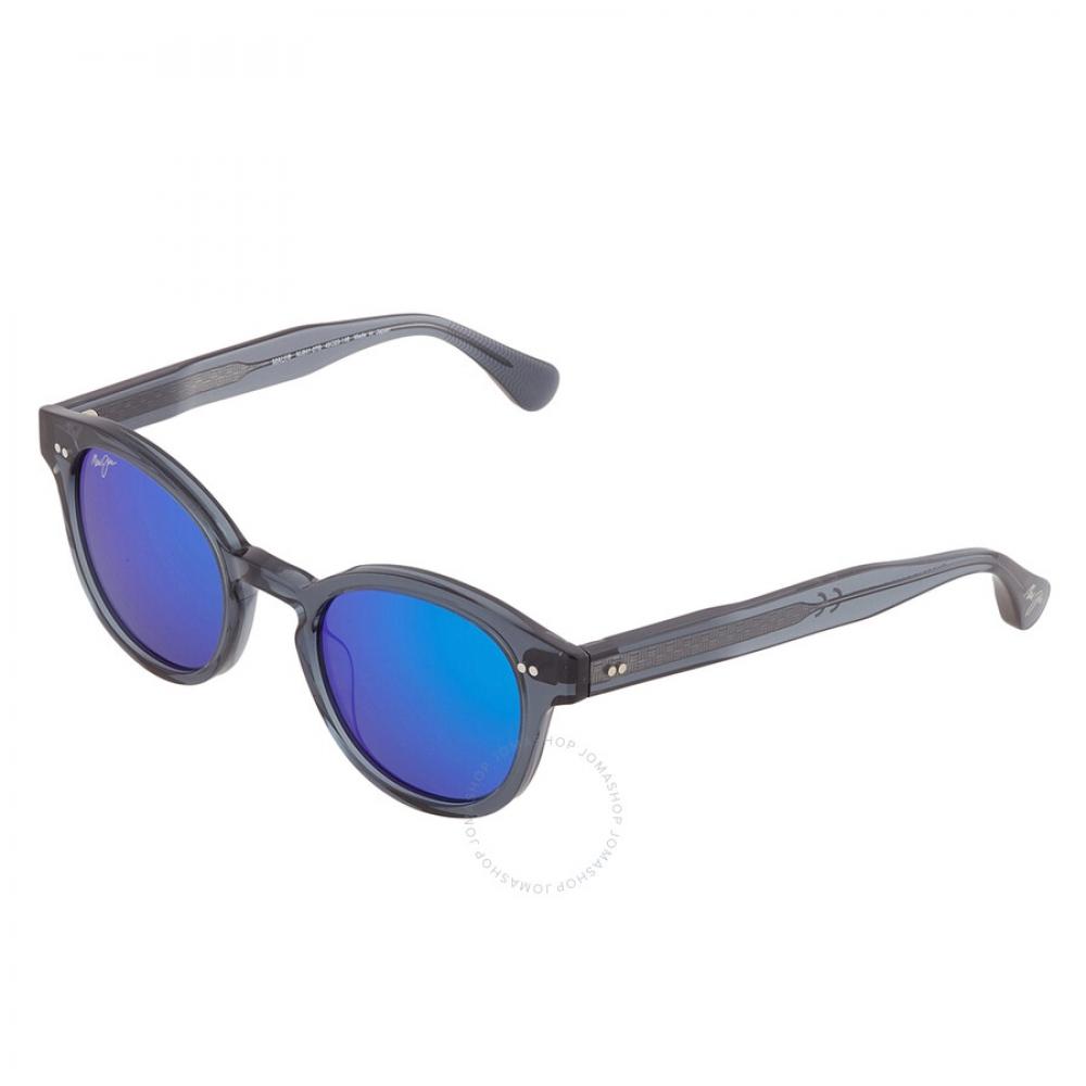 Maui Jim Joy Ride Blue Hawaii Oval Unisex Sunglasses B841 27g 49