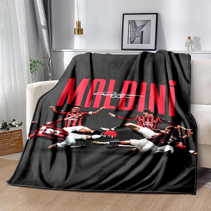 Maldini Flannel Blanket Soft All-Season Throw, Design for Camping, Car Travel, Hiking Sofa, Bed, Office Perfect Gift for Parties