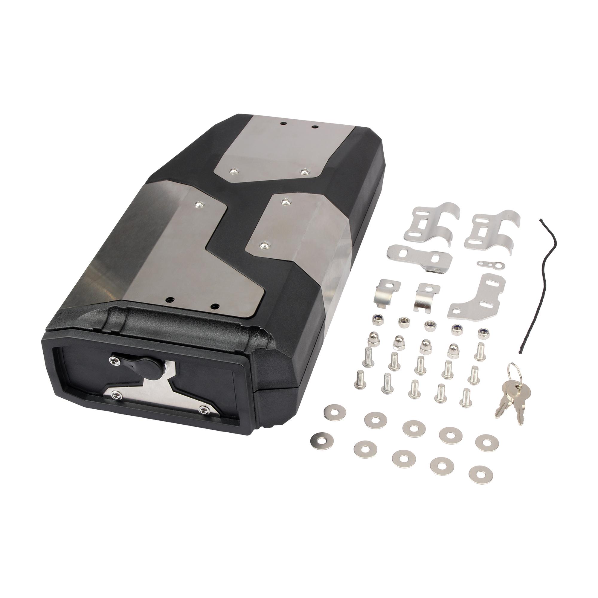 

Motorcycle Toolbox Left Side Waterproof Tool Box For BMW R1200GS OC 2004-2012 R1250GS F750GS F850GS R1250 Aluminum Accessories серебряный