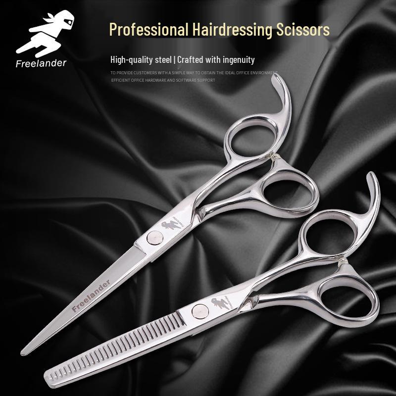 Spirit Walker Straight Handle Hairdressing Scissors - Barber & Thinning Shears