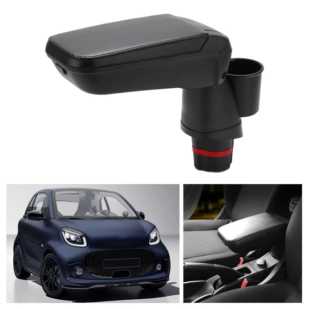 Smart Fortwo Car Central Armrest Water Cup Holder Replacement for Smart Fortwo Forfour 453 15 19 453, Storage, Box,