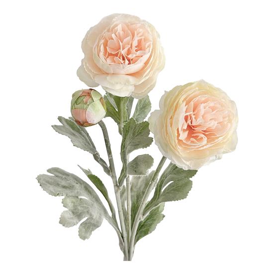 Faux Ranunculus Asiaticus Reusable Artificial Flower Fake Ranunculus Flower for Living Room Dining Table Centerpiece Farmhouse Decor