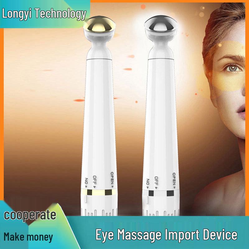 Eye Massager: Reduces Eye Bags, Fine Lines with Cold Compress & Vibration