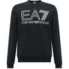 FW23 EA7 Series Letter Logo Pattern Printed Sweatshirt Men Sweatshirt Black 6RPM08-PJSHZ-1200