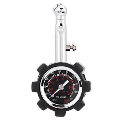 Manual Hand 0   100PSI Tire Air Pressure Gauge Meter Tester for Car Truck Motorcycle Bike