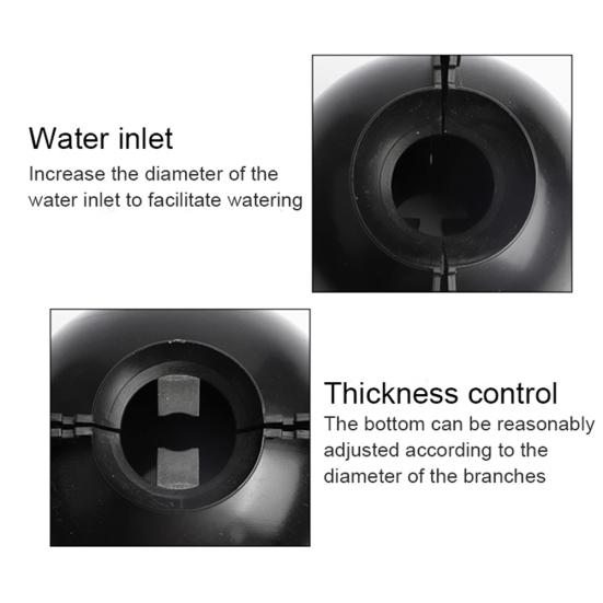5 sztuk kulka do ukorzeniania roślin narzędzie ogrodowe wielokrotnego użytku czyste łatwe czyszczenie korzeni botaniki kontroler wzrostu pudełko do szczepienia do ogrodu