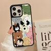 Cute Animal Party Applicable iPhone17Pro Mobile Phone Case 15/16 Frosted PC13 Women's 14 New 12 Hard Case