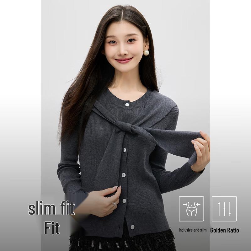 Women's V-Neck Knit Cardigan