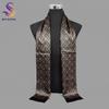BYSiIFY|light Coffee Plaid Silk Cravat Scarf Men Winter Fashion Business Long Scarves Cravats Male Brand Soft Scarf Tie 160*26cm
