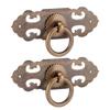 2 Stück Messing Schubladengriff Langlebiger Antiker Griff Vintage Schranktürgriff Schränke
