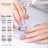 Self-Adhesive Gel Nail Stickers Full Nail Wraps Nail Decals Semi-Cured Polish Strips Nail Art Decoration for Women Girls