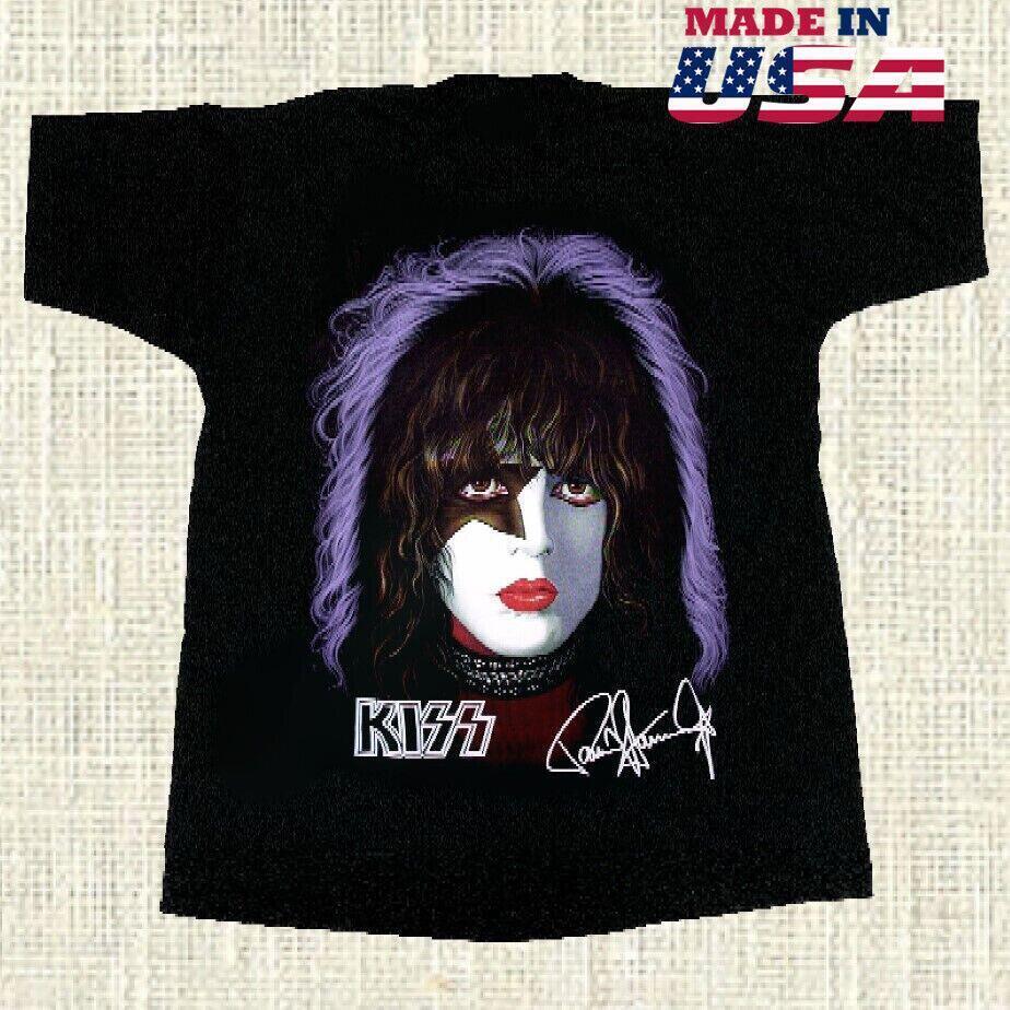 HOT Paul Stanley Retro Black All Size Cotton Black T-Shirt Unisex T-Shirt XL