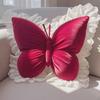 Butterfly Decorative Pillow Back Cushion Ornament, 19.69''x15.75'' Waist Support Sofa Throw