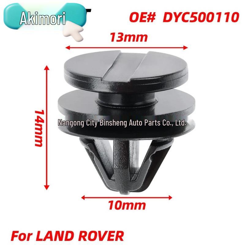 20-Piece Door Moulding & Wheel Arch Trim Clips for Land Rover & BMW Mini Cooper