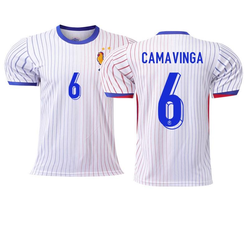 France Euro Cup Away Soccer Jersey Men Women Short Sleeve Football Shirt Mbapp 10 Griezmann 7 Giroud 9