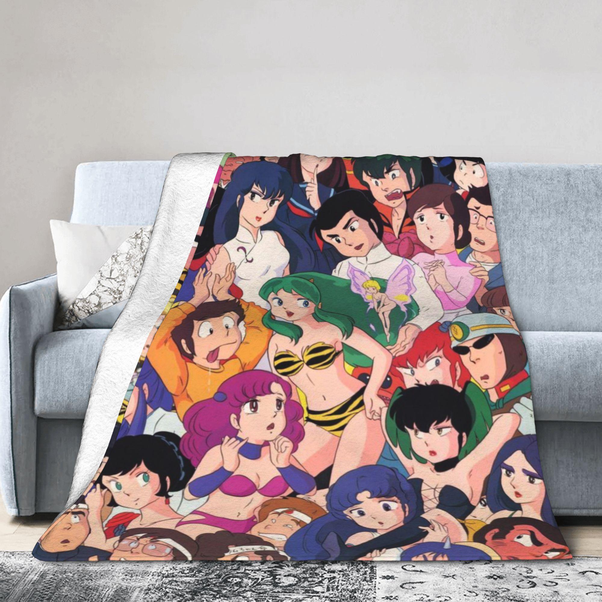 Urusei Yatsura Blanket Soft Flannel Healing Gifts Throw Blanket Quilt 75X95CM