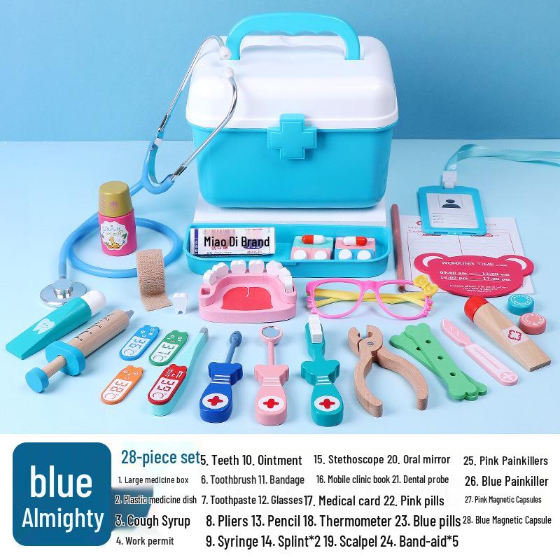 Educational Dollhouse and Hospital Playset for Toddlers and Kindergarten
