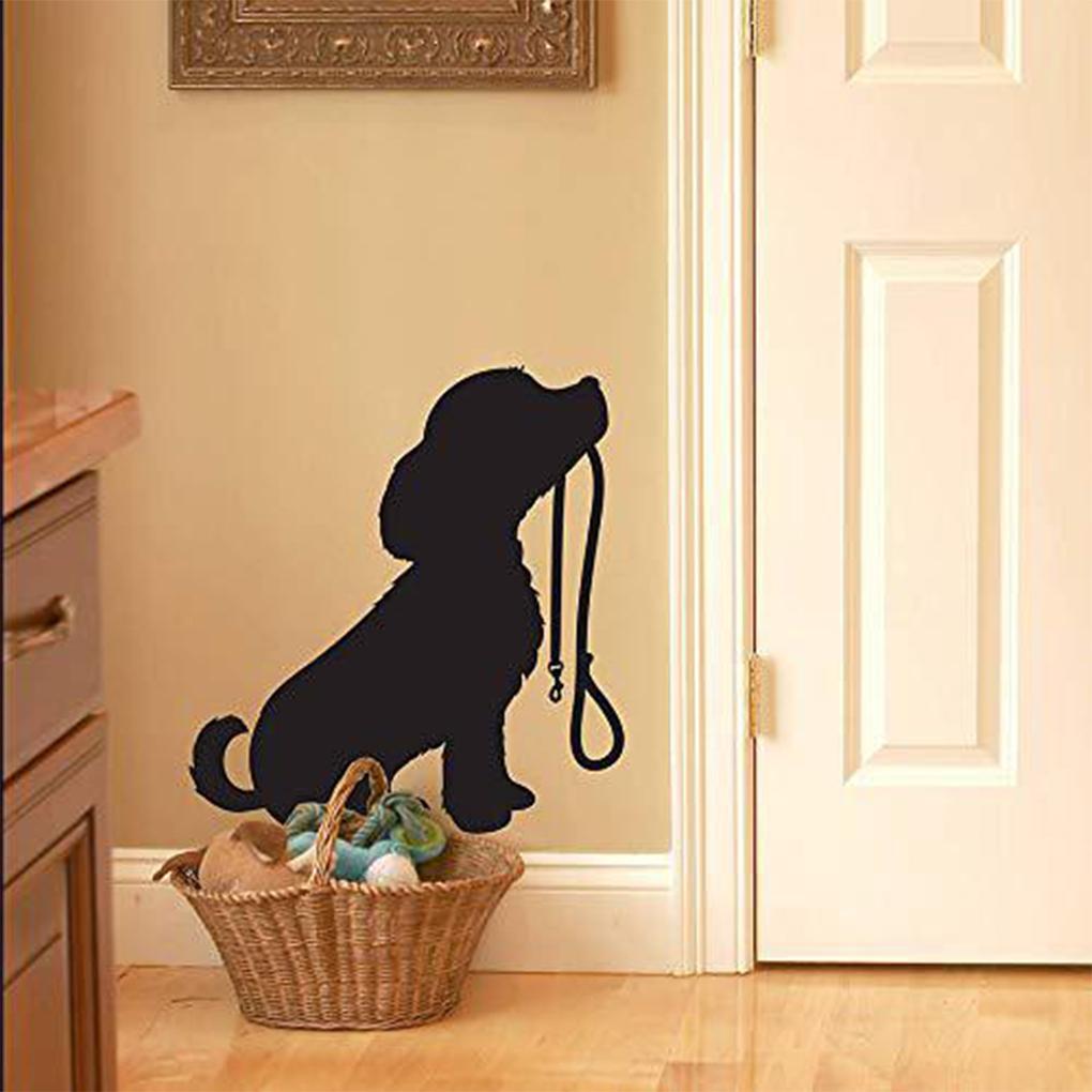Instantly Transform Room With Dog Pattern PVC Wall Sticker Easy To Apply Remove Cute Dog Silhouette Wall Stickers