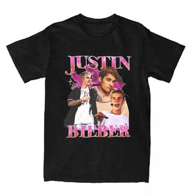 Justins Biebers T-Shirt Men Crazy Pure Cotton Tees Crew Neck Short Sleeve T Shirt Summer Clothing