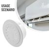 Ventilation Parts Grille Cover 1PC Non toxic White Plastic 40mm 100mm Air Vent Grille Parts For Air Vent Grille