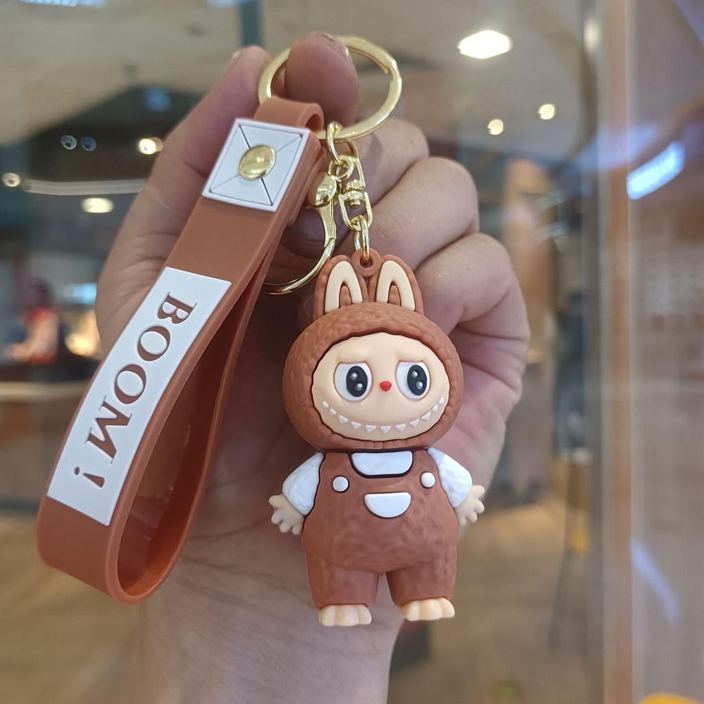 Buck Tooth Sheep Keychain Cute Cartoon Doll Schoolbag Pendant Car Key Chain Gift